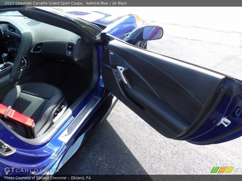 Admiral Blue / Jet Black 2017 Chevrolet Corvette Grand Sport Coupe