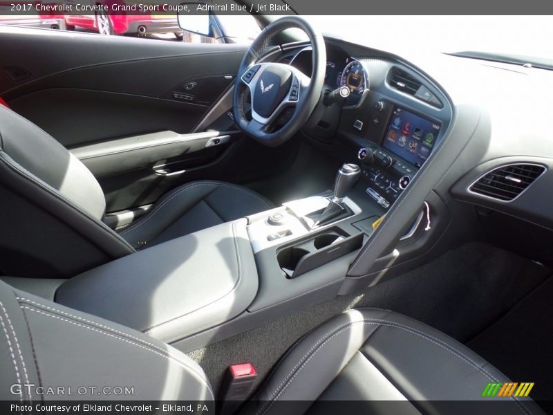 Admiral Blue / Jet Black 2017 Chevrolet Corvette Grand Sport Coupe