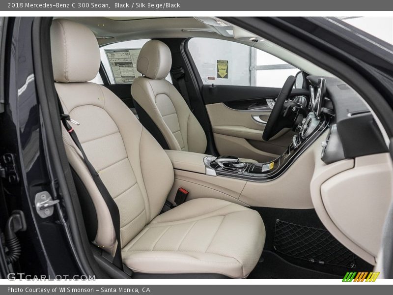 Black / Silk Beige/Black 2018 Mercedes-Benz C 300 Sedan