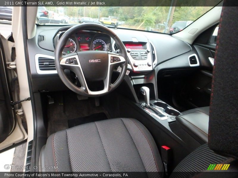 Gold Mist Metallic / Jet Black 2011 GMC Terrain SLE AWD
