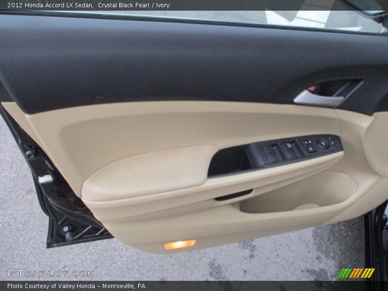 Crystal Black Pearl / Ivory 2012 Honda Accord LX Sedan
