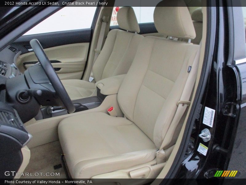 Crystal Black Pearl / Ivory 2012 Honda Accord LX Sedan