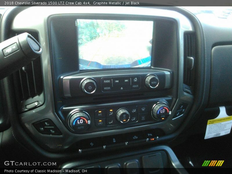 Graphite Metallic / Jet Black 2018 Chevrolet Silverado 1500 LTZ Crew Cab 4x4