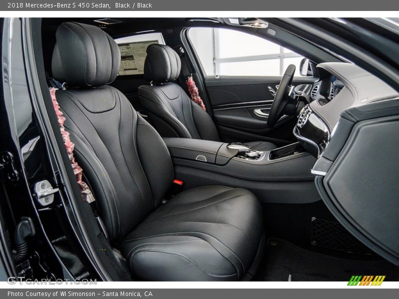 Black / Black 2018 Mercedes-Benz S 450 Sedan