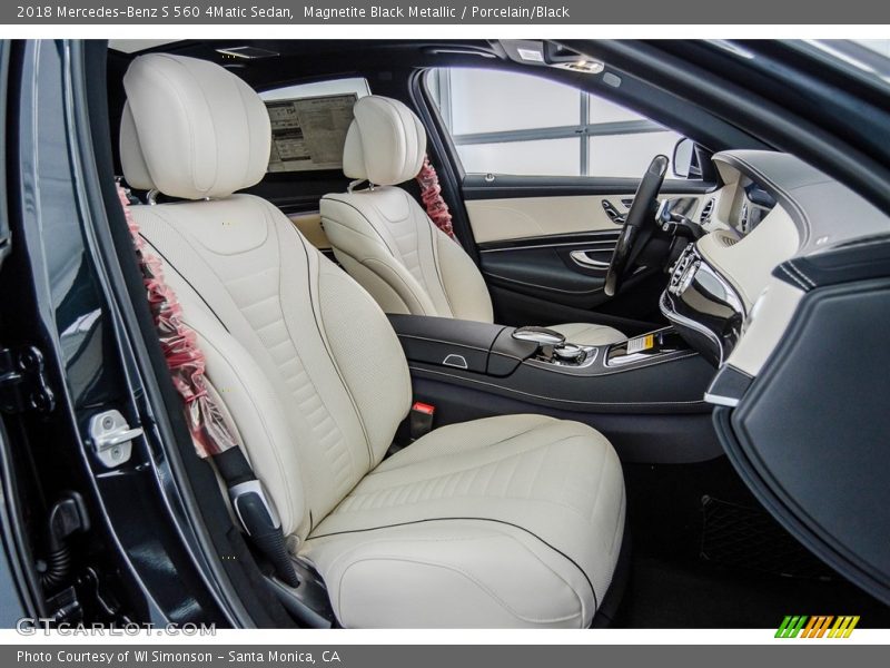  2018 S 560 4Matic Sedan Porcelain/Black Interior