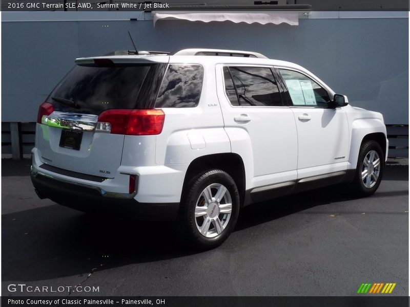 Summit White / Jet Black 2016 GMC Terrain SLE AWD