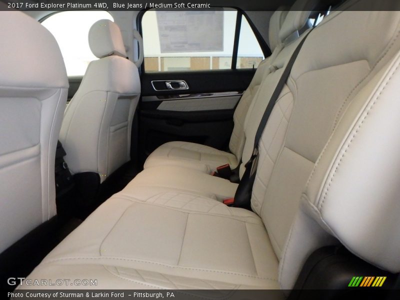 Blue Jeans / Medium Soft Ceramic 2017 Ford Explorer Platinum 4WD