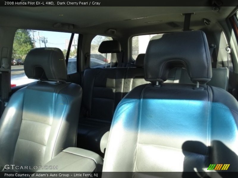 Dark Cherry Pearl / Gray 2008 Honda Pilot EX-L 4WD