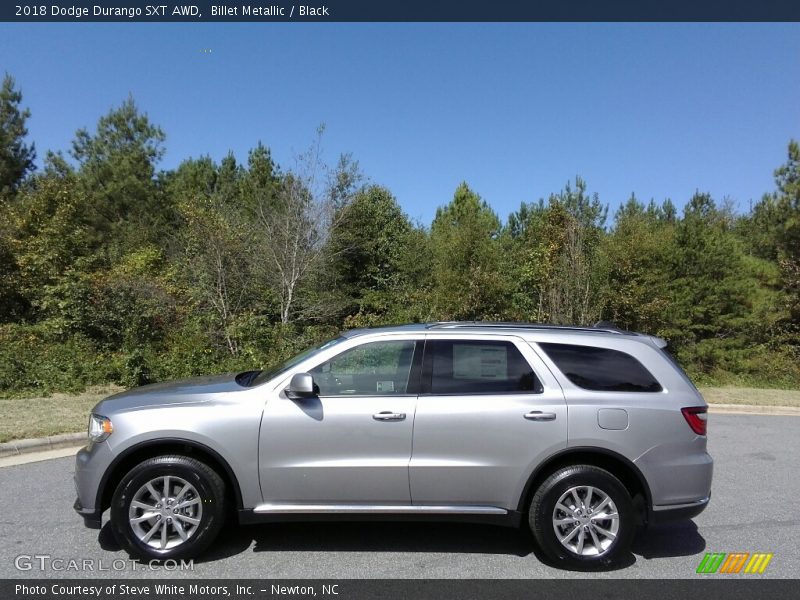 Billet Metallic / Black 2018 Dodge Durango SXT AWD