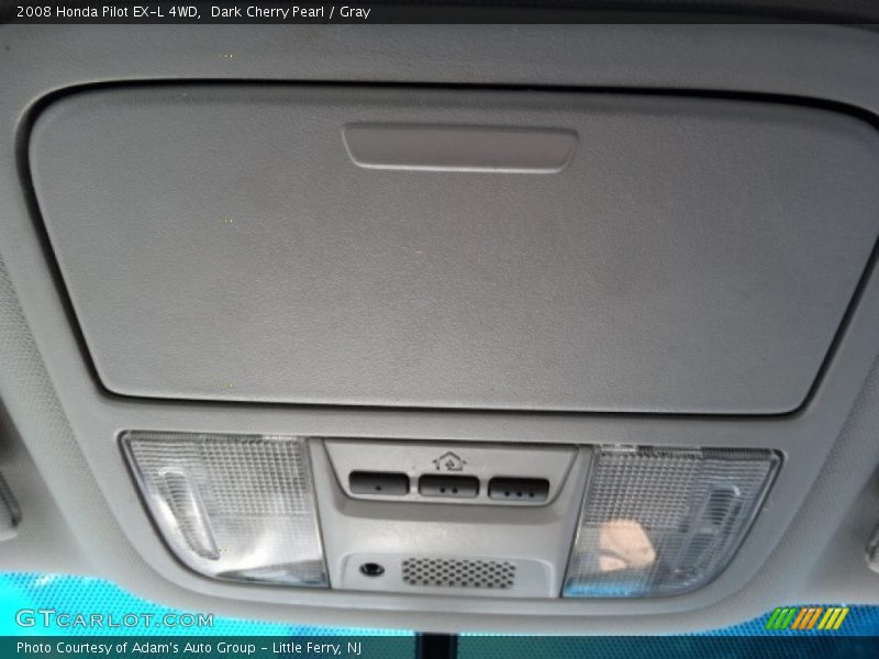 Dark Cherry Pearl / Gray 2008 Honda Pilot EX-L 4WD