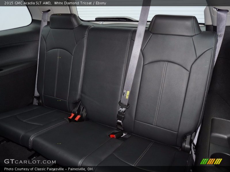 White Diamond Tricoat / Ebony 2015 GMC Acadia SLT AWD
