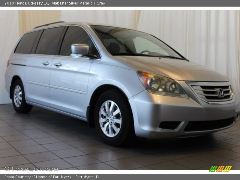 Alabaster Silver Metallic / Gray 2010 Honda Odyssey EX