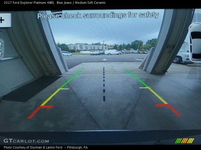 Blue Jeans / Medium Soft Ceramic 2017 Ford Explorer Platinum 4WD