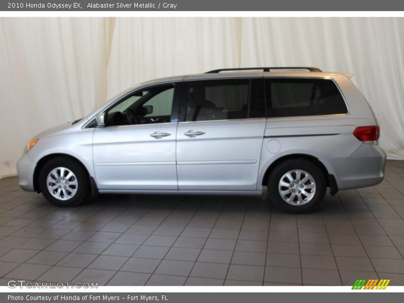 Alabaster Silver Metallic / Gray 2010 Honda Odyssey EX