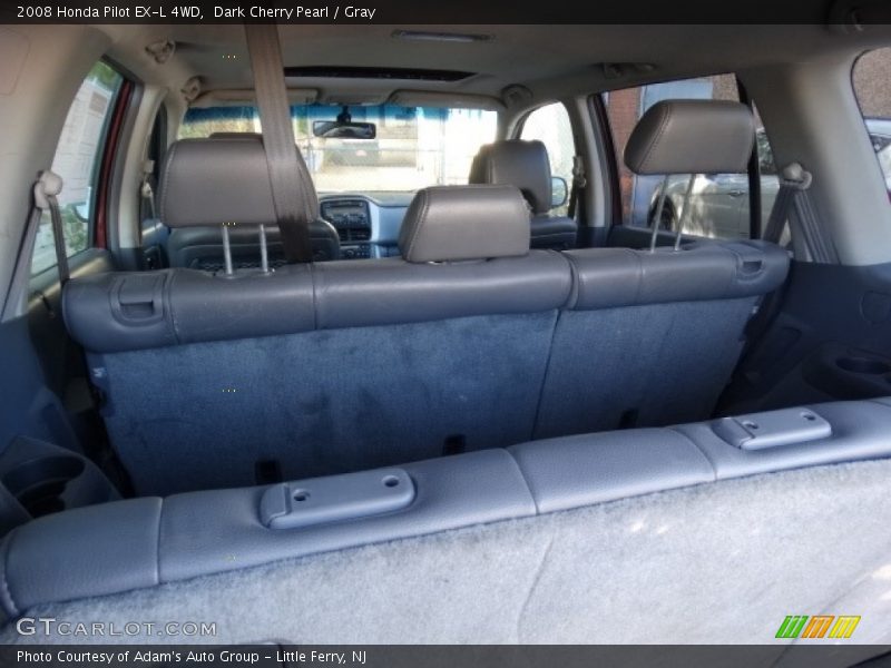 Dark Cherry Pearl / Gray 2008 Honda Pilot EX-L 4WD