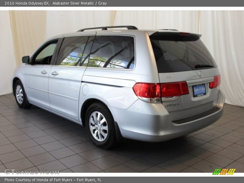 Alabaster Silver Metallic / Gray 2010 Honda Odyssey EX