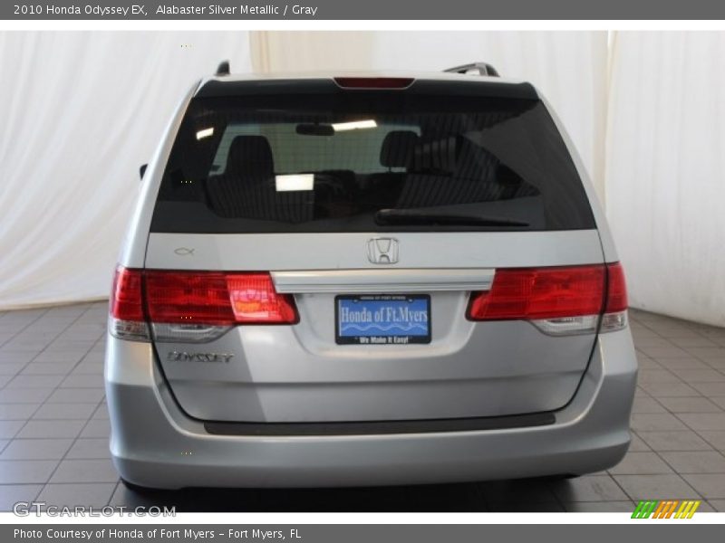 Alabaster Silver Metallic / Gray 2010 Honda Odyssey EX