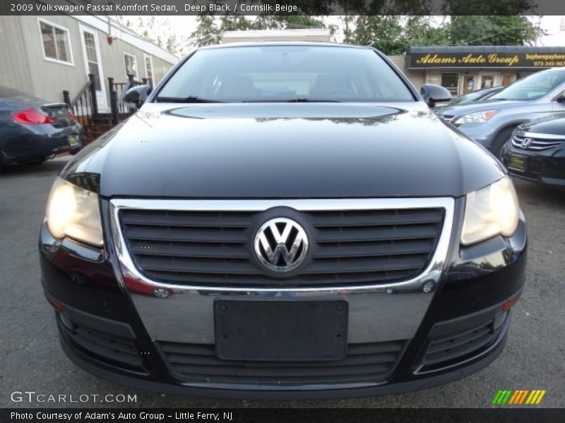 Deep Black / Cornsilk Beige 2009 Volkswagen Passat Komfort Sedan
