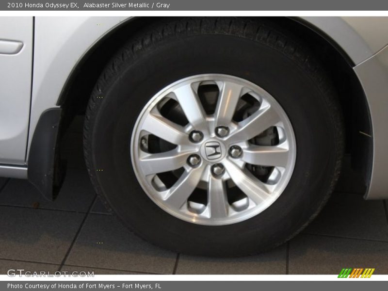 Alabaster Silver Metallic / Gray 2010 Honda Odyssey EX