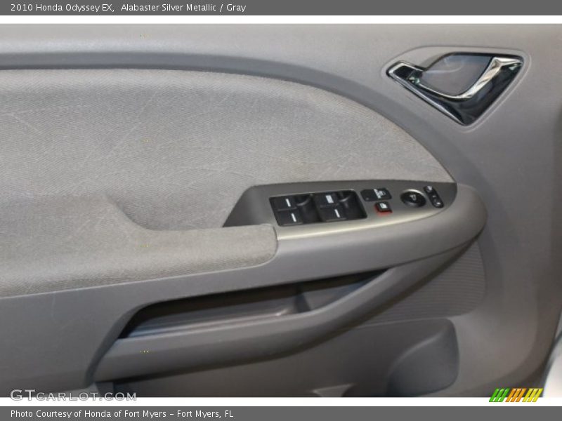 Alabaster Silver Metallic / Gray 2010 Honda Odyssey EX