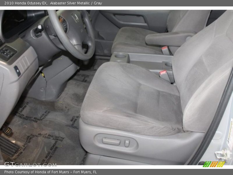 Alabaster Silver Metallic / Gray 2010 Honda Odyssey EX