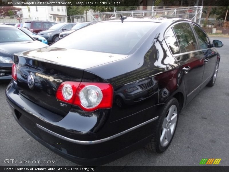 Deep Black / Cornsilk Beige 2009 Volkswagen Passat Komfort Sedan