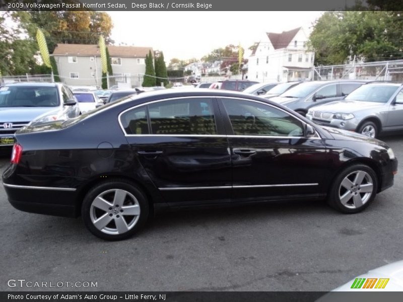 Deep Black / Cornsilk Beige 2009 Volkswagen Passat Komfort Sedan