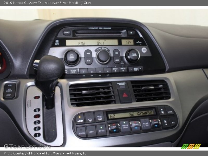 Alabaster Silver Metallic / Gray 2010 Honda Odyssey EX