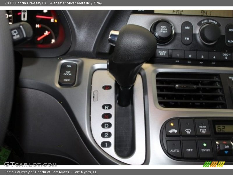 Alabaster Silver Metallic / Gray 2010 Honda Odyssey EX