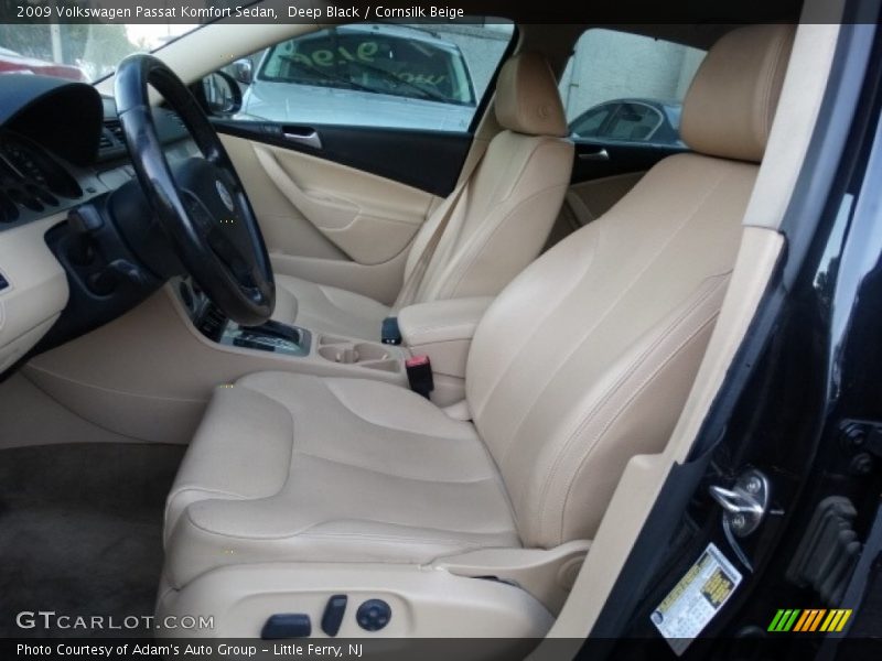 Deep Black / Cornsilk Beige 2009 Volkswagen Passat Komfort Sedan