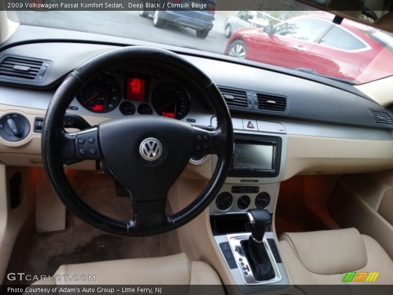 Deep Black / Cornsilk Beige 2009 Volkswagen Passat Komfort Sedan