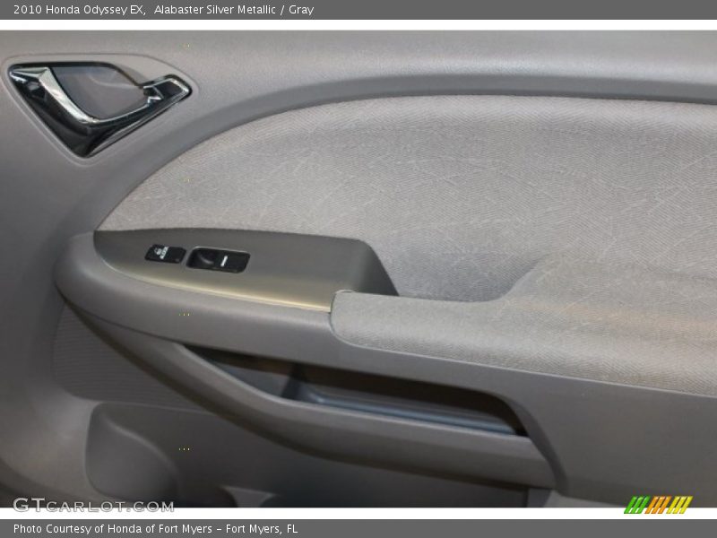 Alabaster Silver Metallic / Gray 2010 Honda Odyssey EX