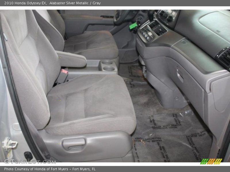 Alabaster Silver Metallic / Gray 2010 Honda Odyssey EX