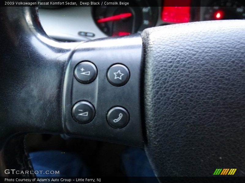 Deep Black / Cornsilk Beige 2009 Volkswagen Passat Komfort Sedan