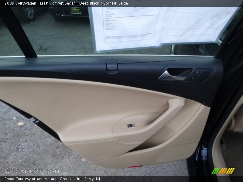 Deep Black / Cornsilk Beige 2009 Volkswagen Passat Komfort Sedan
