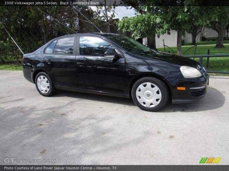 Black / Anthracite Black 2008 Volkswagen Jetta S Sedan