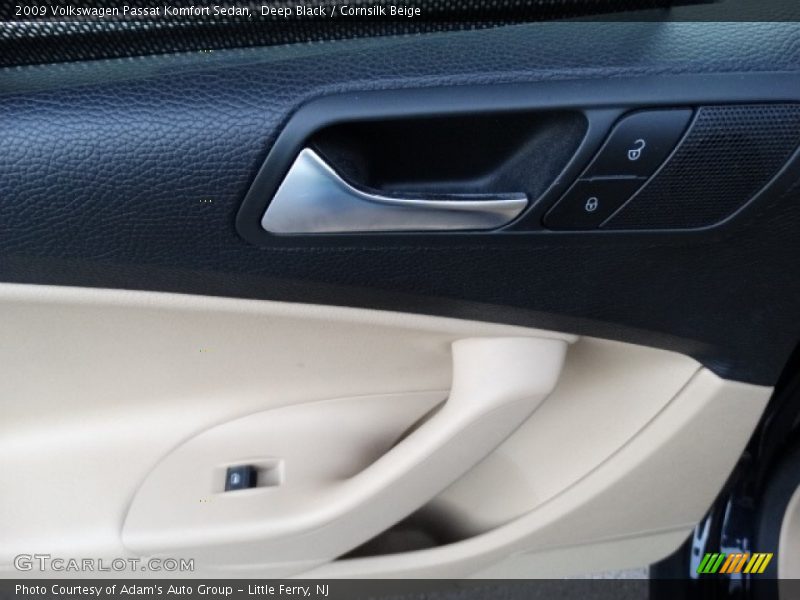 Deep Black / Cornsilk Beige 2009 Volkswagen Passat Komfort Sedan