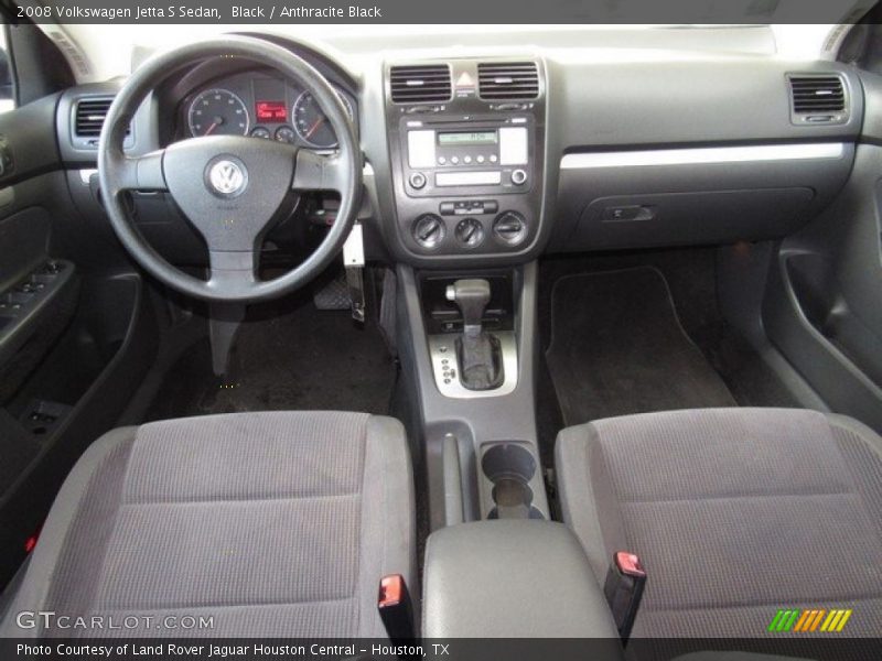 Black / Anthracite Black 2008 Volkswagen Jetta S Sedan