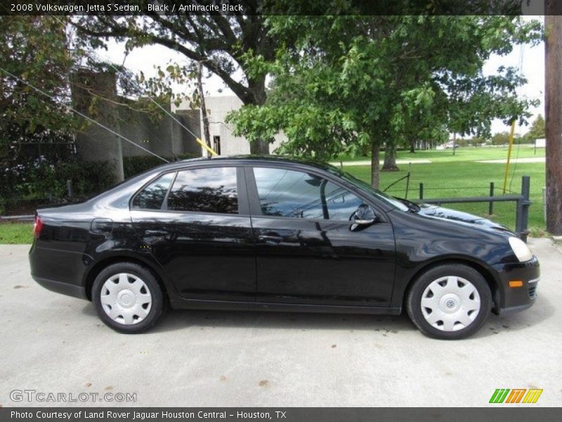 Black / Anthracite Black 2008 Volkswagen Jetta S Sedan