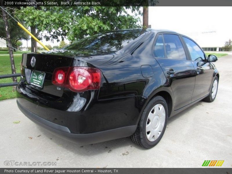 Black / Anthracite Black 2008 Volkswagen Jetta S Sedan