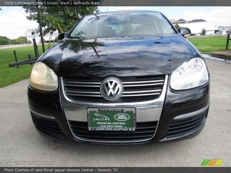 Black / Anthracite Black 2008 Volkswagen Jetta S Sedan