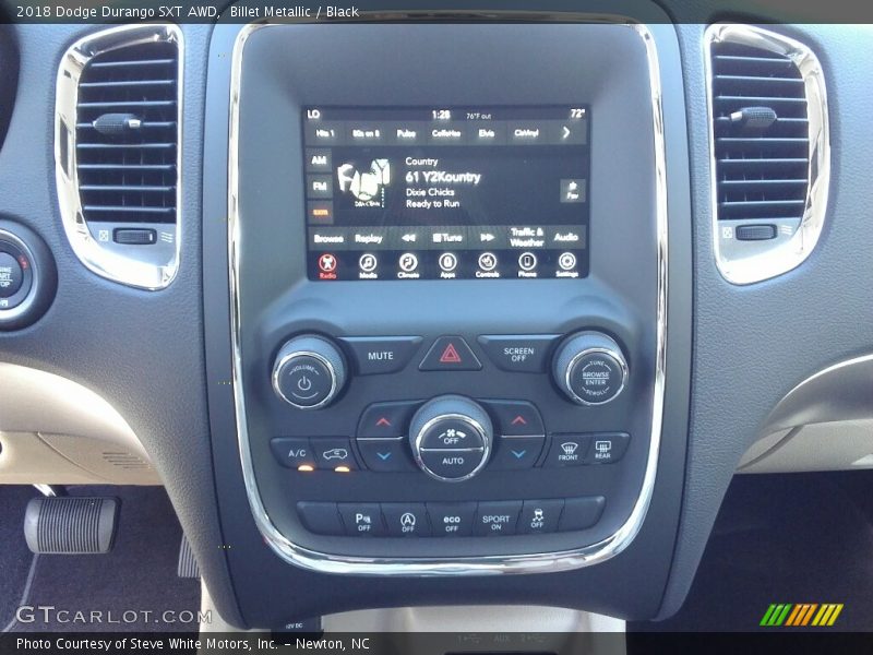 Billet Metallic / Black 2018 Dodge Durango SXT AWD