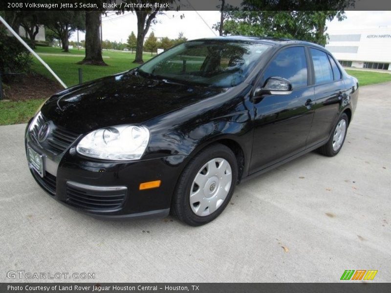 Black / Anthracite Black 2008 Volkswagen Jetta S Sedan