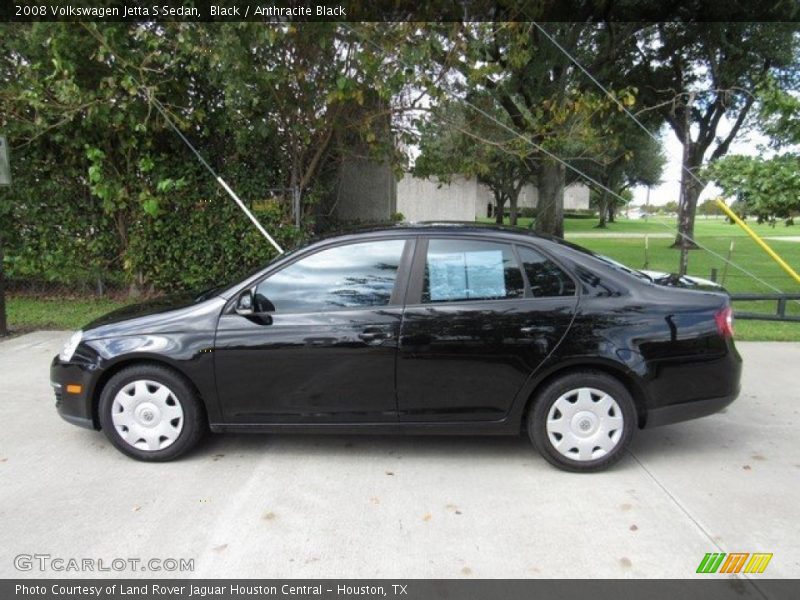 Black / Anthracite Black 2008 Volkswagen Jetta S Sedan