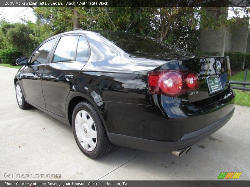 Black / Anthracite Black 2008 Volkswagen Jetta S Sedan
