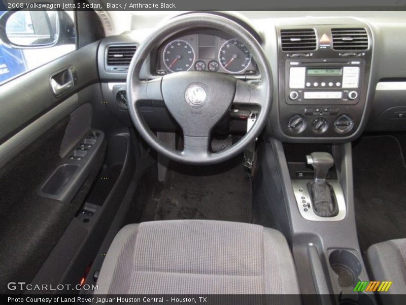 Black / Anthracite Black 2008 Volkswagen Jetta S Sedan