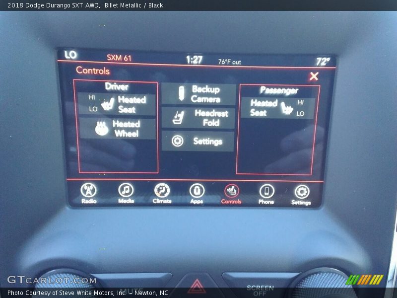 Billet Metallic / Black 2018 Dodge Durango SXT AWD