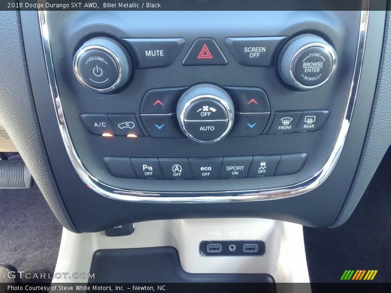 Billet Metallic / Black 2018 Dodge Durango SXT AWD