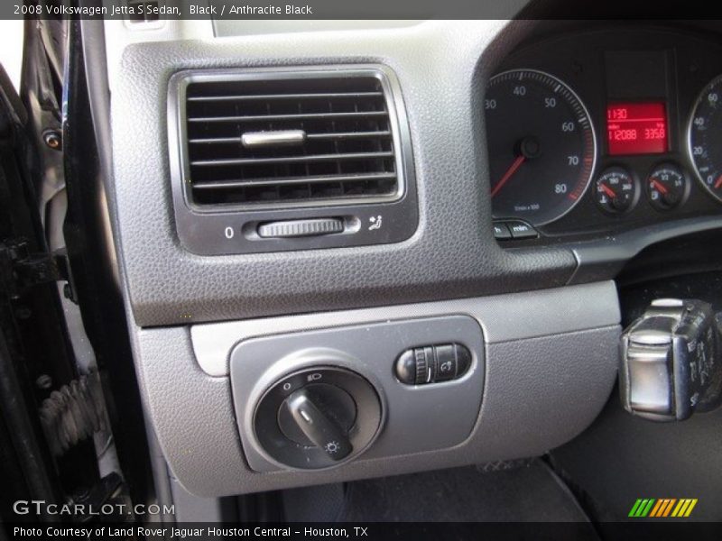 Black / Anthracite Black 2008 Volkswagen Jetta S Sedan