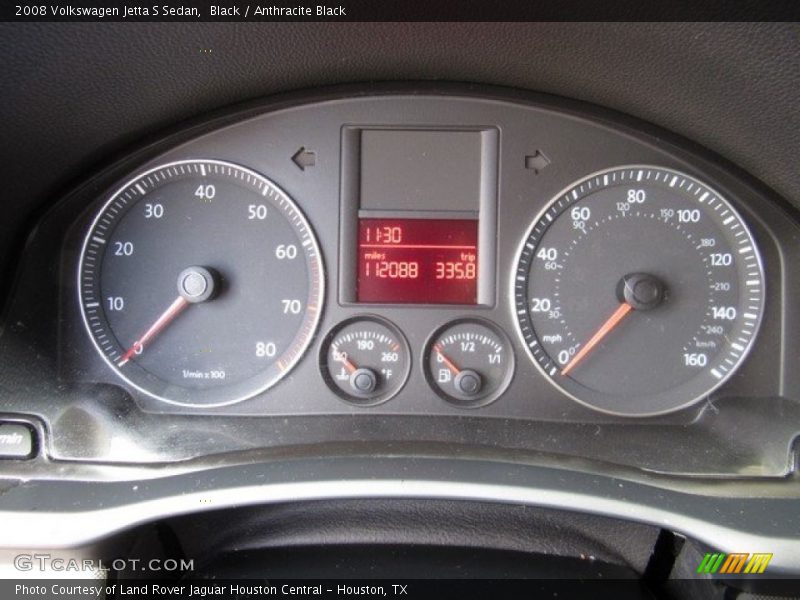 Black / Anthracite Black 2008 Volkswagen Jetta S Sedan